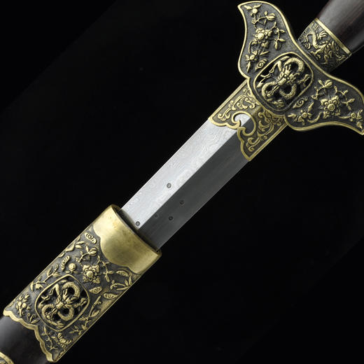 天龙剑 龙泉沈广隆剑铺 龙泉沈广隆宝剑 手工宝剑龙泉传统剑 sgl-3075未开刃 商品图3