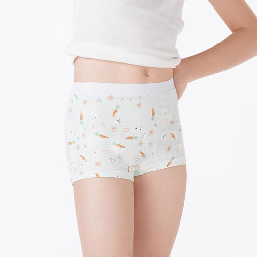 都市丽人眯雅佳童裤舒肤棉平角裤纯棉平角女童内裤JKT513 商品图2