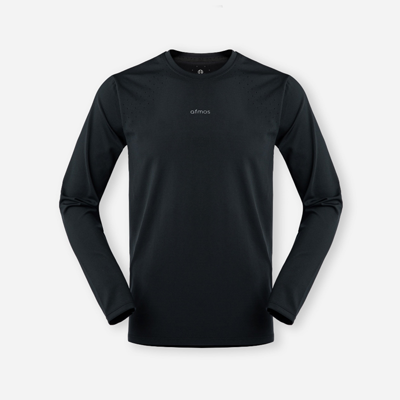 【两步路专享】afmos  男款COOLMAX全能运动长袖T恤
