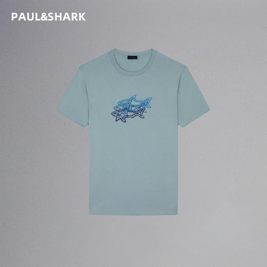 【1F】PAUL&SHARK 男款短袖圆领T恤 商品图0