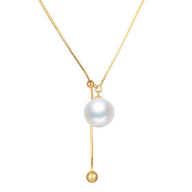 925银高级灵动款白色爱迪生吊坠 A-2912