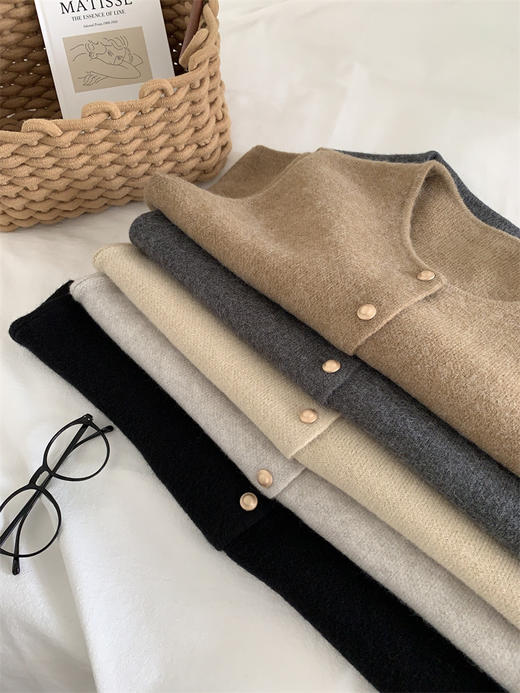 五色高品质金扣马甲 商品图8