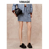 VIMAGE纬漫纪秋季新款高腰显瘦时尚复古印花短裙半身裙V2206815 商品缩略图2