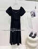 34GAR071997#领口链条连衣裙 商品缩略图0