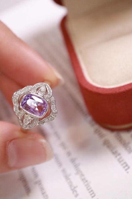 1.33ct 蓝宝石戒指 商品图0