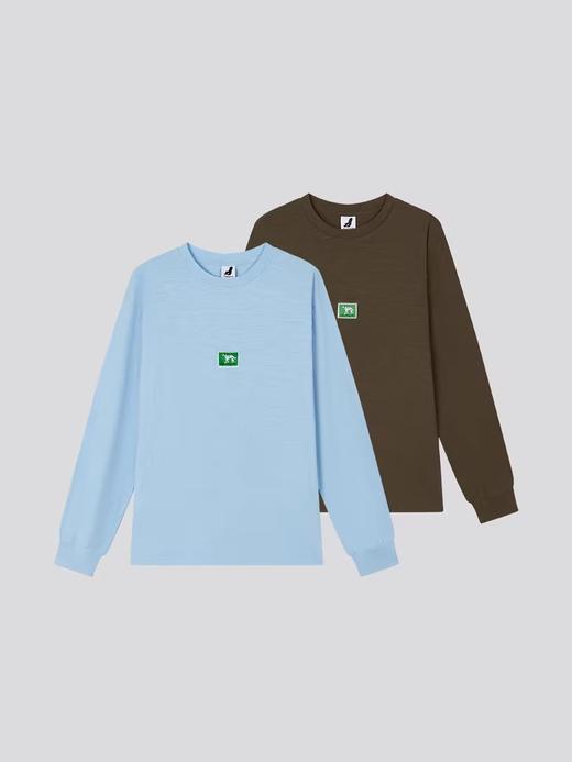 Mood Like Me/MTX24466/可爱小狗标竹节棉亲肤长袖T恤 商品图3