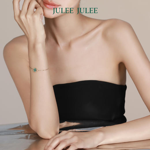 【奇遇】JULEEJULEE茱俪  18K黄金青金石绿松石套链手链耳钉撒马尔罕套装 商品图7