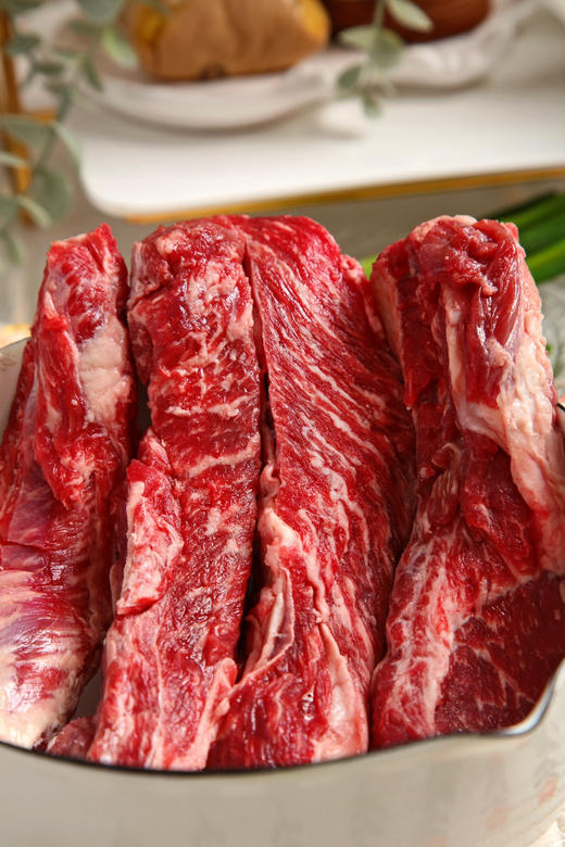 ✈️顺丰/京东冷链发货，包邮到家！美国谷饲西冷肋条，超稀缺部位，靠近西冷牛排，雪花丰富鲜嫩多汁 商品图3