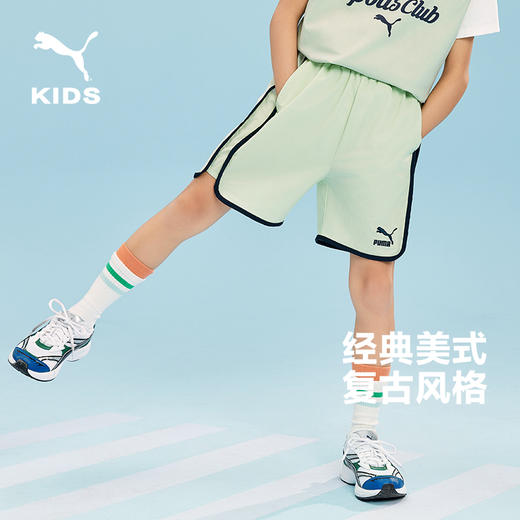 PUMA彪马官方正品 新款儿童夏季短裤吸湿弹力透气潮流 商品图2