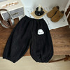 儿童秋季长袖POLO衫棉质插肩拼色公仔小狗卫衣+立体公仔男女童束口卫裤灯芯绒裤子聚 商品缩略图6