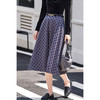 剩S 米思阳2026春季新款复古气质波点半身裙通勤高腰不规则裙子女3698 商品缩略图1