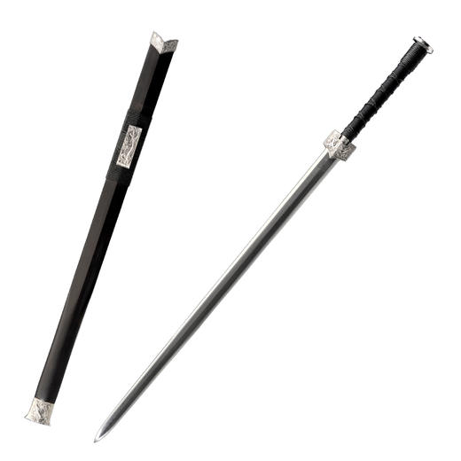 铁装四灵汉剑 龙泉沈广隆宝剑 镇宅礼品剑收藏剑sgl-6051 未开刃 商品图4