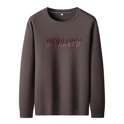 【新款DK】大依优型大码男装印花圆领卫衣长袖T恤加肥加大胖子上衣男士打底T恤休闲 商品图4