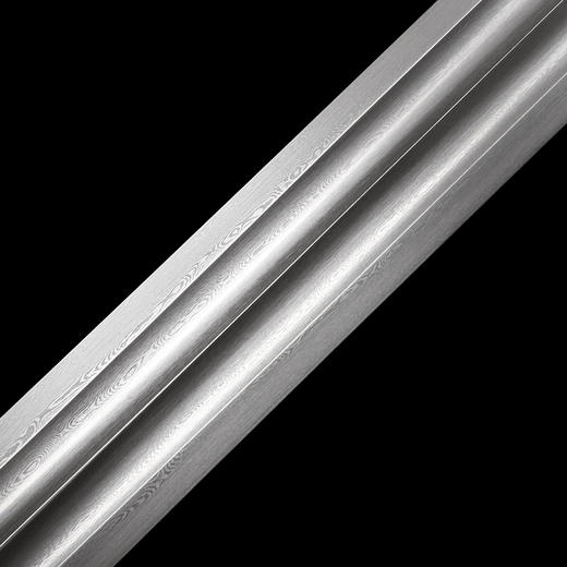 越候剑 鸡翅木 龙泉沈广隆一体宝剑 花纹钢  未开刃 商品图5