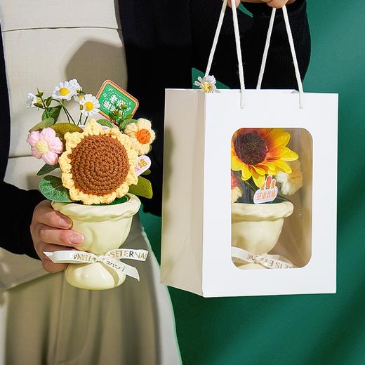 （满两件包邮）教师节礼物2024新款仿真实用花束、盆栽_ym 商品图1