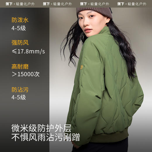 【蕉下精选】蕉下飞行员夹克气绒服CL98024 女新款美式复古保暖似羽绒夹棉棉服 商品图3