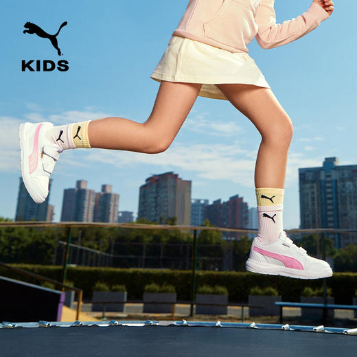 PUMA彪马儿童低帮运动鞋男女童魔术贴板鞋休闲童鞋 商品图1