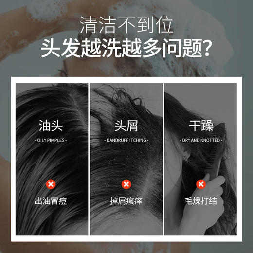 【69元3瓶，下单送按摩梳*1+护手霜*2】pote柏缇丰盈蓬松洗发露2.0 | 蓬松去屑 深层洁净 独有萃取配方 温和不刺激 商品图3