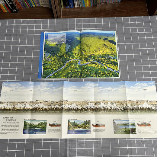 《打开地图看中国》烫银精装大K本 献给孩子的地理科普图书 商品图2