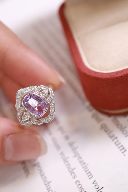 1.33ct 蓝宝石戒指 商品图4