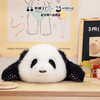 熊猫工厂 仿真熊猫玩偶 3月龄 和花 仿真熊猫玩偶情人节礼物可爱儿童毛绒玩具公仔 熊猫基地硅凝胶款 长42*宽38*高18 商品缩略图3