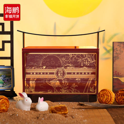 海鹏山河揽月甄选礼19饼7味（含牛肉干月贡） 商品图2