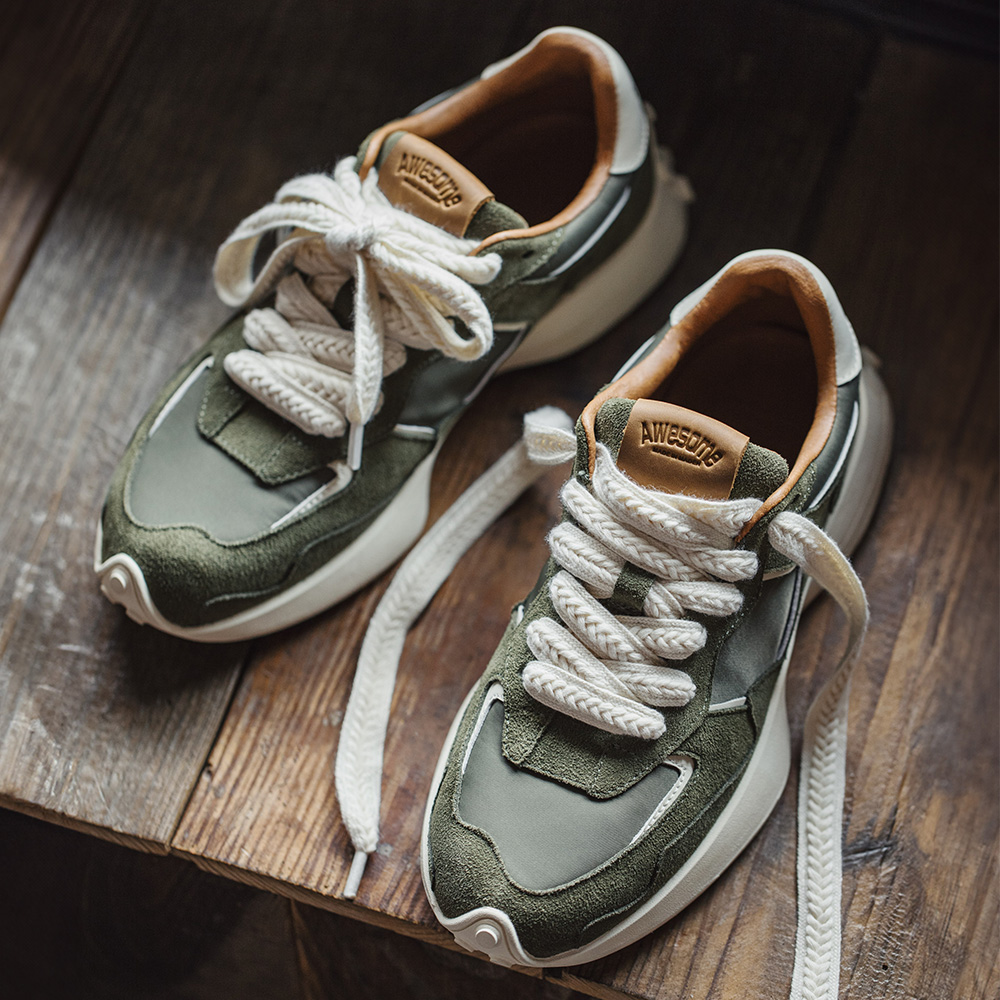 马登复古老爹鞋男2025秋季新款运动慢跑鞋潮牌高级感百搭休闲鞋