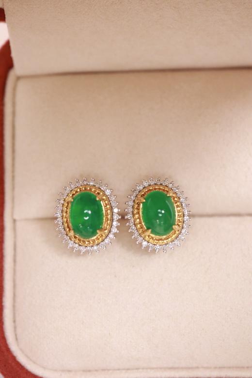 2.8ct 祖母绿耳钉 商品图4