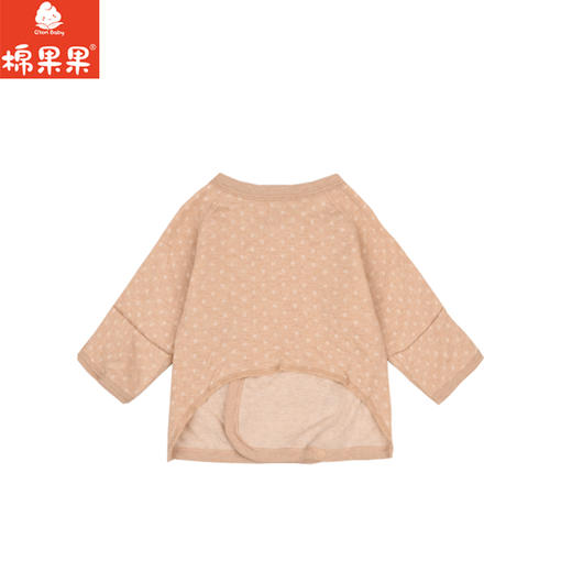 棉果果秋季新品春秋季男童女童彩棉新生儿婴儿半背衣M301110199402 商品图1