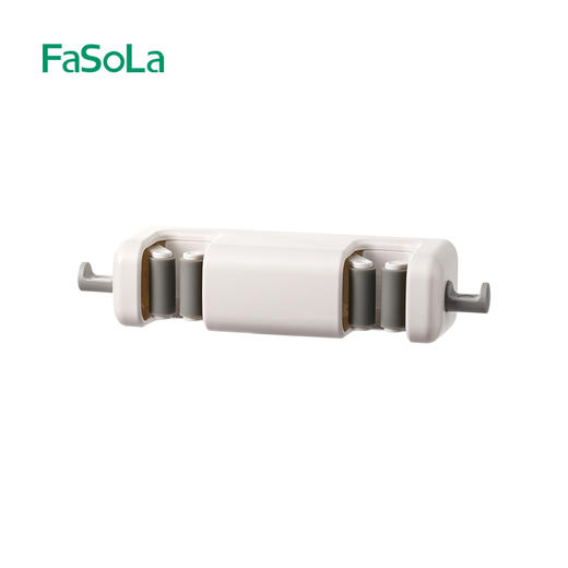 FaSoLa拖把挂钩家用卫生间免打孔挂架拖布收纳架壁挂卡扣扫把夹子 商品图5