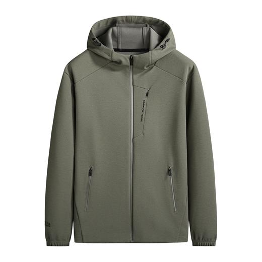 【新款DK】大依优型大码男装立领夹克加肥加大休闲夹克胖子宽松弹力运动外套上衣 商品图4