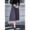 剩S 米思阳2026春季新款复古气质波点半身裙通勤高腰不规则裙子女3698 商品缩略图0