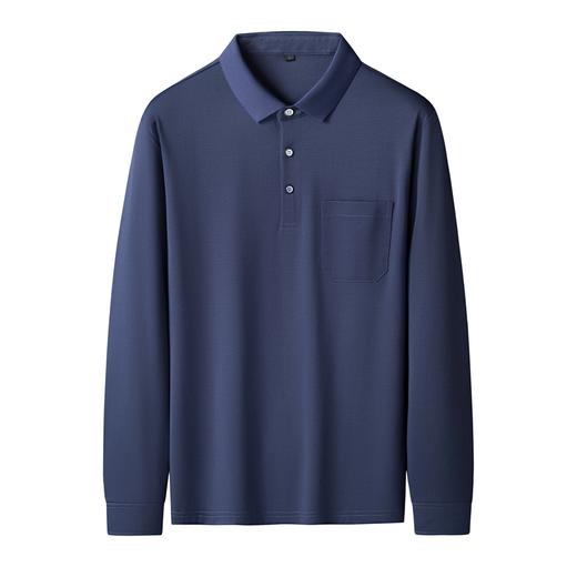 【Q】【新款DK】大依优型大码长袖Polo衫翻领男士加肥加大休闲大码男装宽松长袖体恤上衣 商品图8