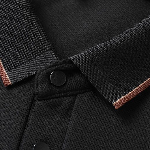 【DWP】大依优型大码长袖Polo衫翻领男装加肥加大体恤大号上衣胖子 商品图5