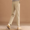松紧腰哈伦宽松长裤，百搭卡其色休闲裤GYM-PT1861 商品缩略图1