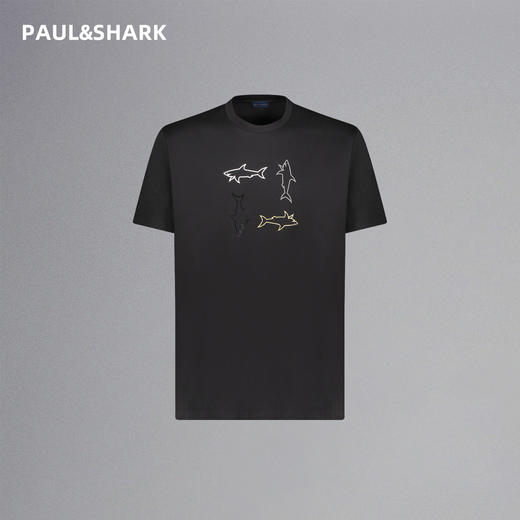 【1F】PAUL&SHARK 男款短袖圆领T恤 商品图0