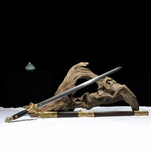 清荷剑 沈广隆剑铺 龙泉沈广隆剑 手工宝剑传统收藏剑 sgl-3106 未开刃 商品图7