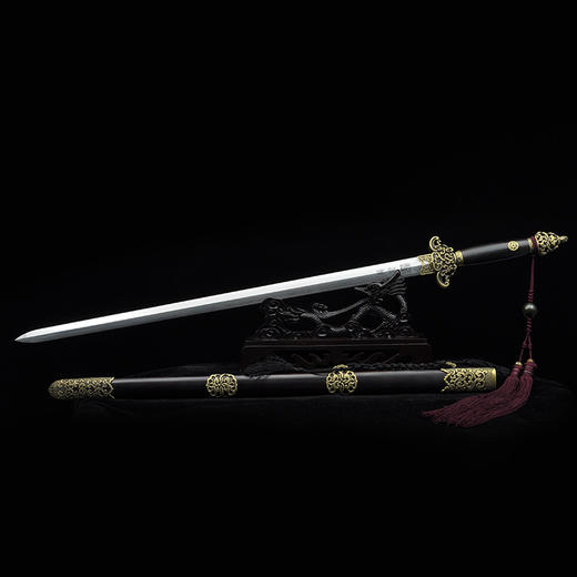 草花剑 龙泉沈广隆剑铺 龙泉沈广隆宝剑 镇宅宝剑 龙泉沈广隆剑传统剑 sgl-3073未开刃 商品图7