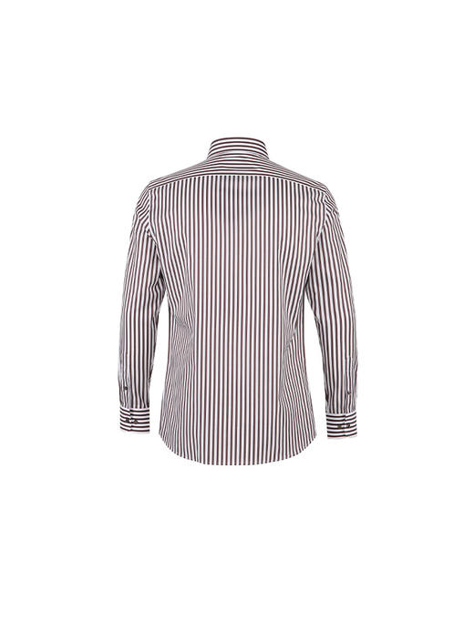 callisto咖啡色纯棉长袖衬衫 商品图1