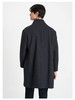 callisto藏青色绵羊毛大衣 商品缩略图4