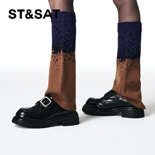 星期六英伦复古简约单扣乐福鞋SSC3111184 商品图5