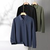 【100%棉】【新款DK】大依优型大码长袖Polo衫翻领纯棉男士加肥加大休闲大码男装宽松长袖体恤上衣 商品缩略图8