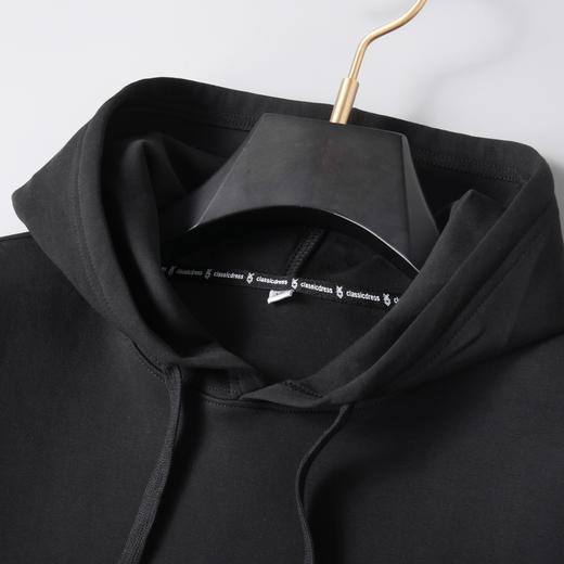 【新款DK】大依优型大码男装连帽卫衣长袖T恤加肥加大胖子上衣男士打底T恤休闲帽衫 商品图5