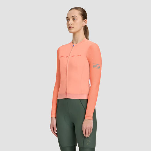 MAAP Women's Evade Pro Base LS Jersey珊瑚色 女士骑行服 商品图0
