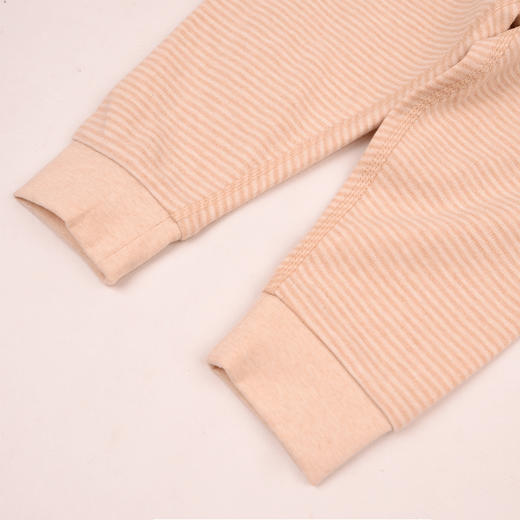 棉果果秋季新品春秋季男童女童彩棉T恤裤子套装套头套装M301302199414 商品图3