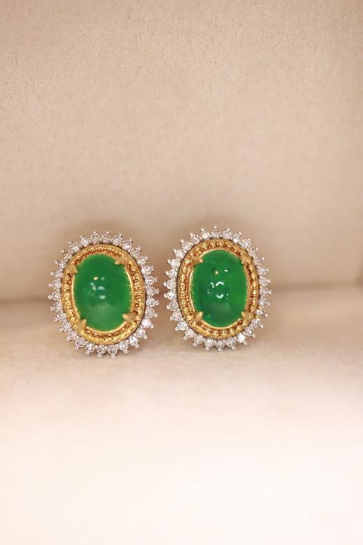2.8ct 祖母绿耳钉 商品图6