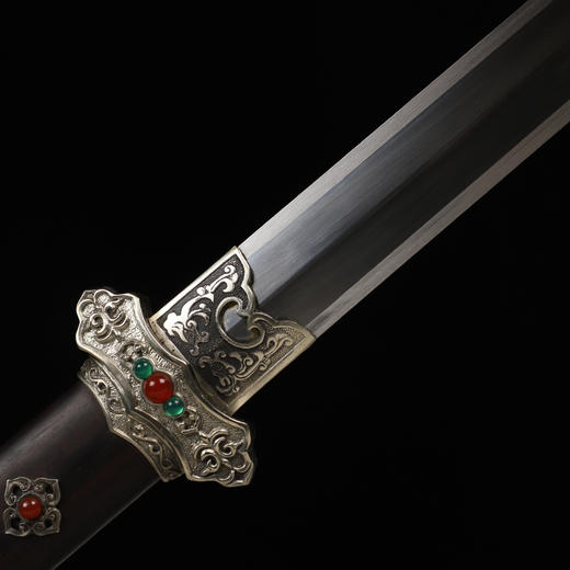 紫英唐刀 唐刀剑 龙泉沈广隆剑铺 手工传统宝刀 收藏工艺刀   sgl-5008未开刃 商品图3