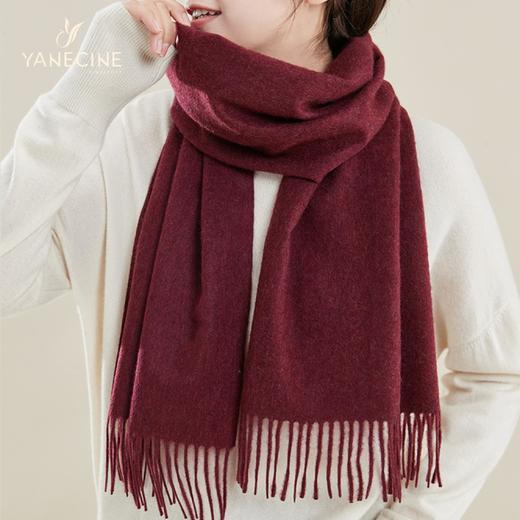 YANECINE 考力代绵羊毛围巾/披肩（130g/300g）| 厚实软糯 保暖抗寒 亲肤舒适 简约百搭不挑人 商品图8