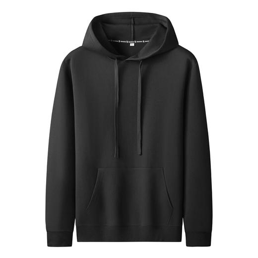 【新款DK】大依优型大码男装连帽卫衣长袖T恤加肥加大胖子上衣男士打底T恤休闲帽衫 商品图4