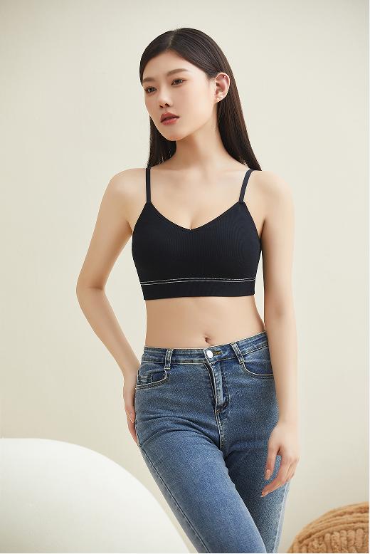 【第二件 0 元｜ 满2件 5 折】【秀黛】简约细带露背背心L6116048T【门店同款】 商品图0